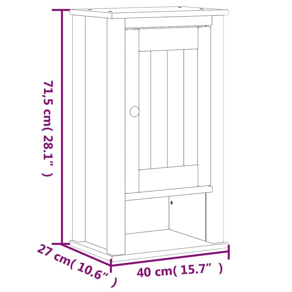 Vidaxl Wall Cabinet Mounted