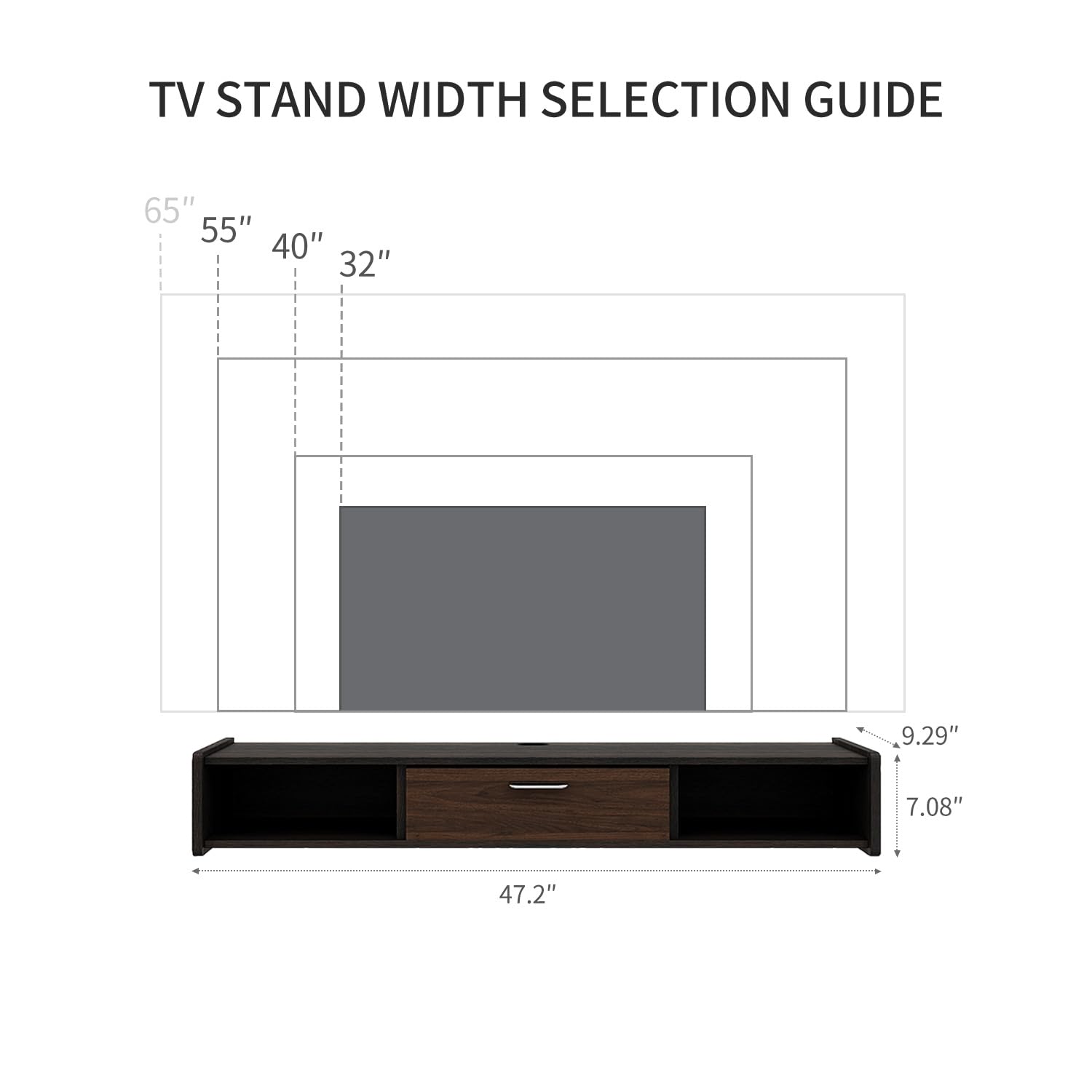 Furniloft Floating TV Stand
