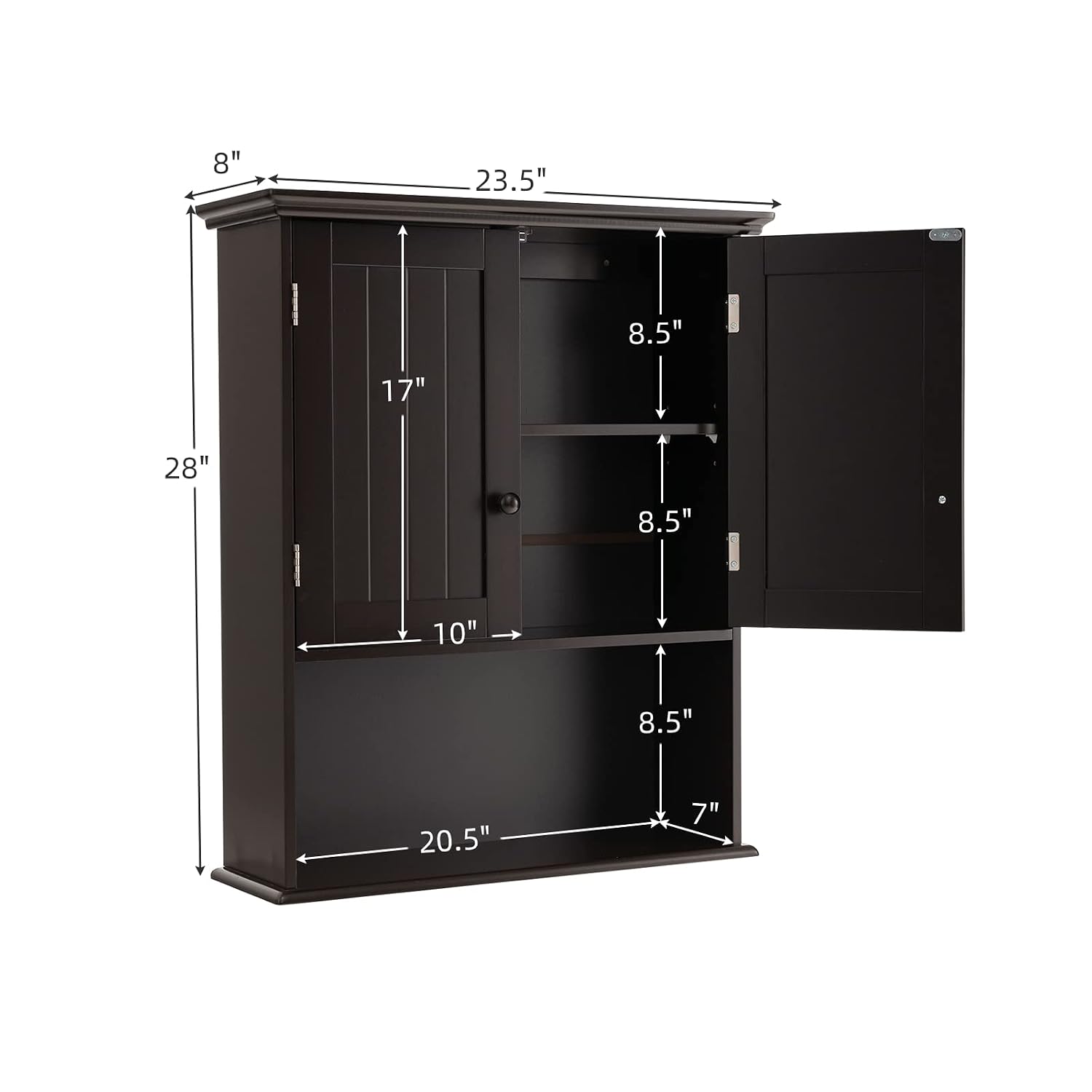 Costway Wall Mounted Cabinet