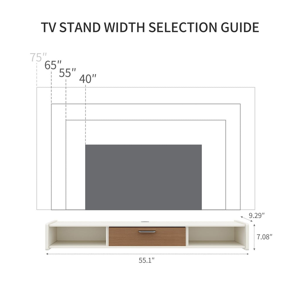 Furniloft Floating TV Stand
