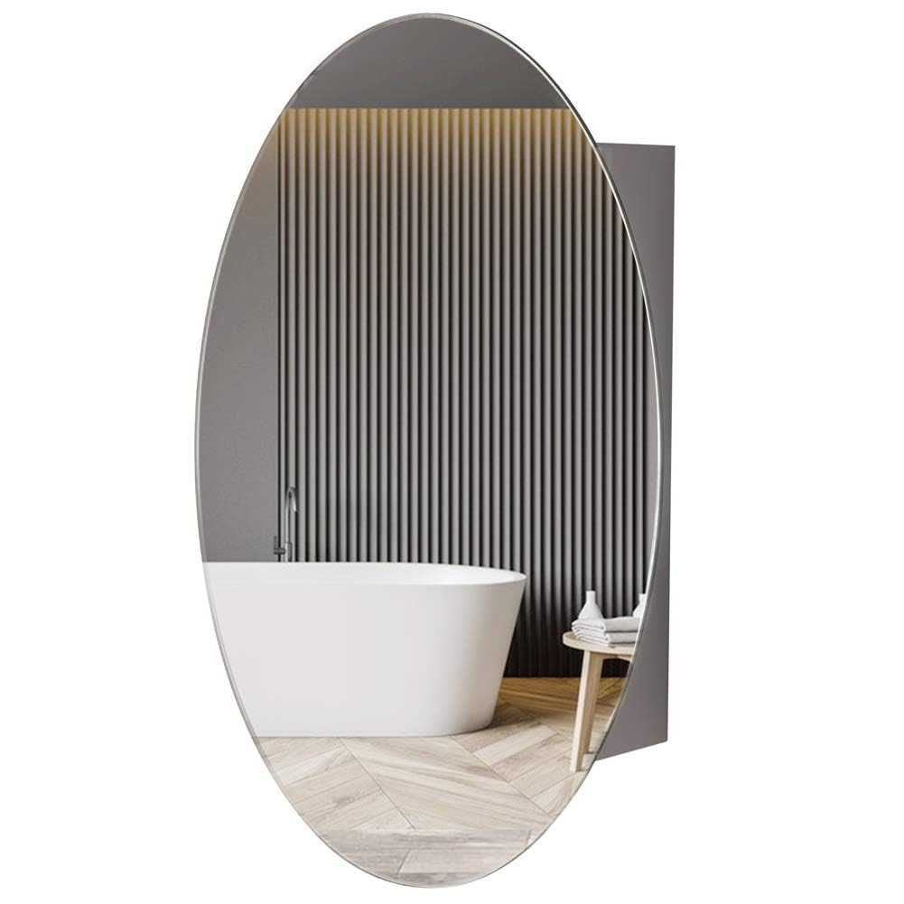 Movo Medicine Cabinet Mirror,black