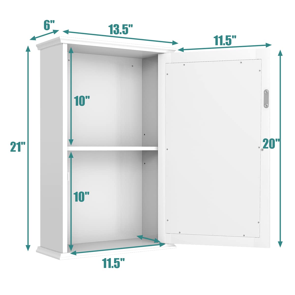 Hysache Medicine Cabinet