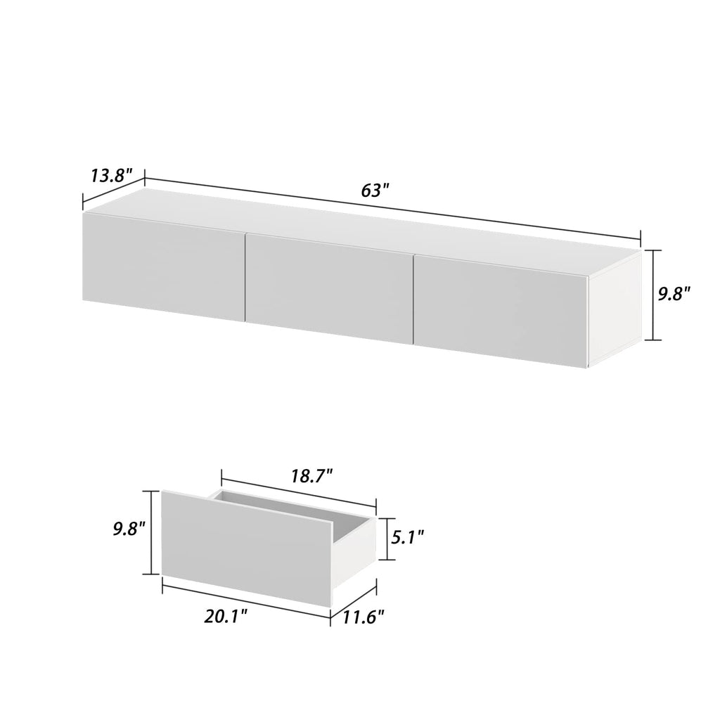 Homsee Floating TV Stand