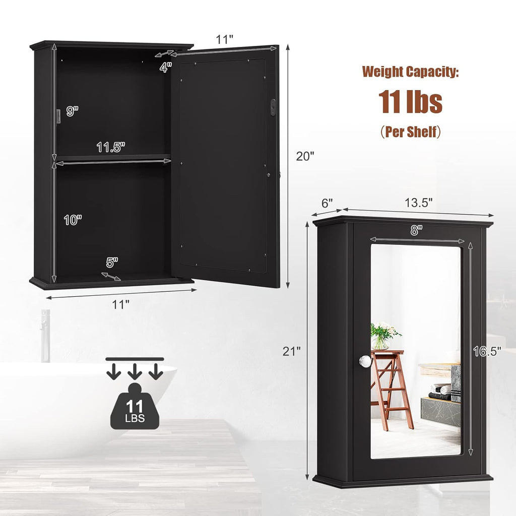 Wall Mounted Cabinet Mirror