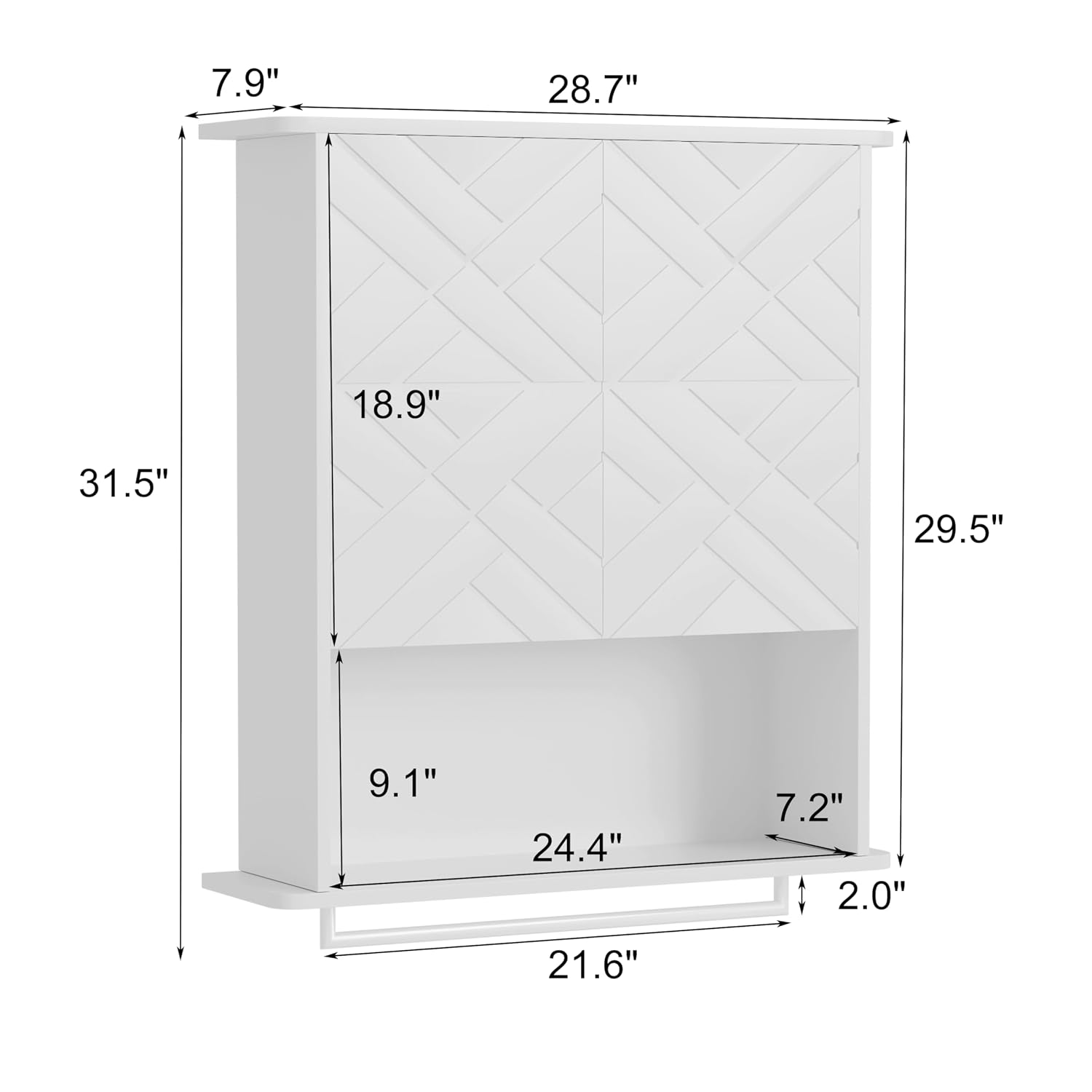 Garveehome Medicine Cabinet Two