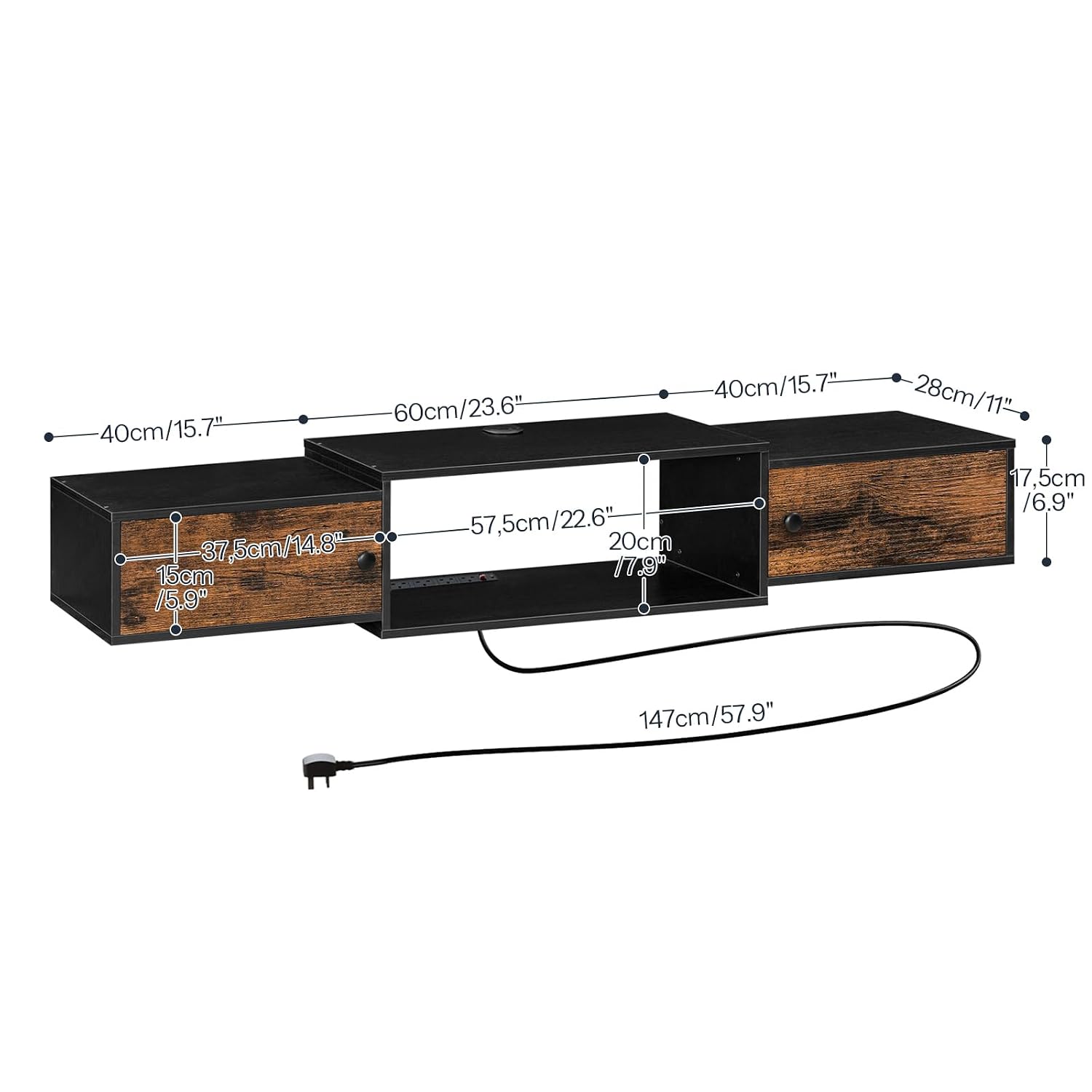 Floating TV Stand Wall
