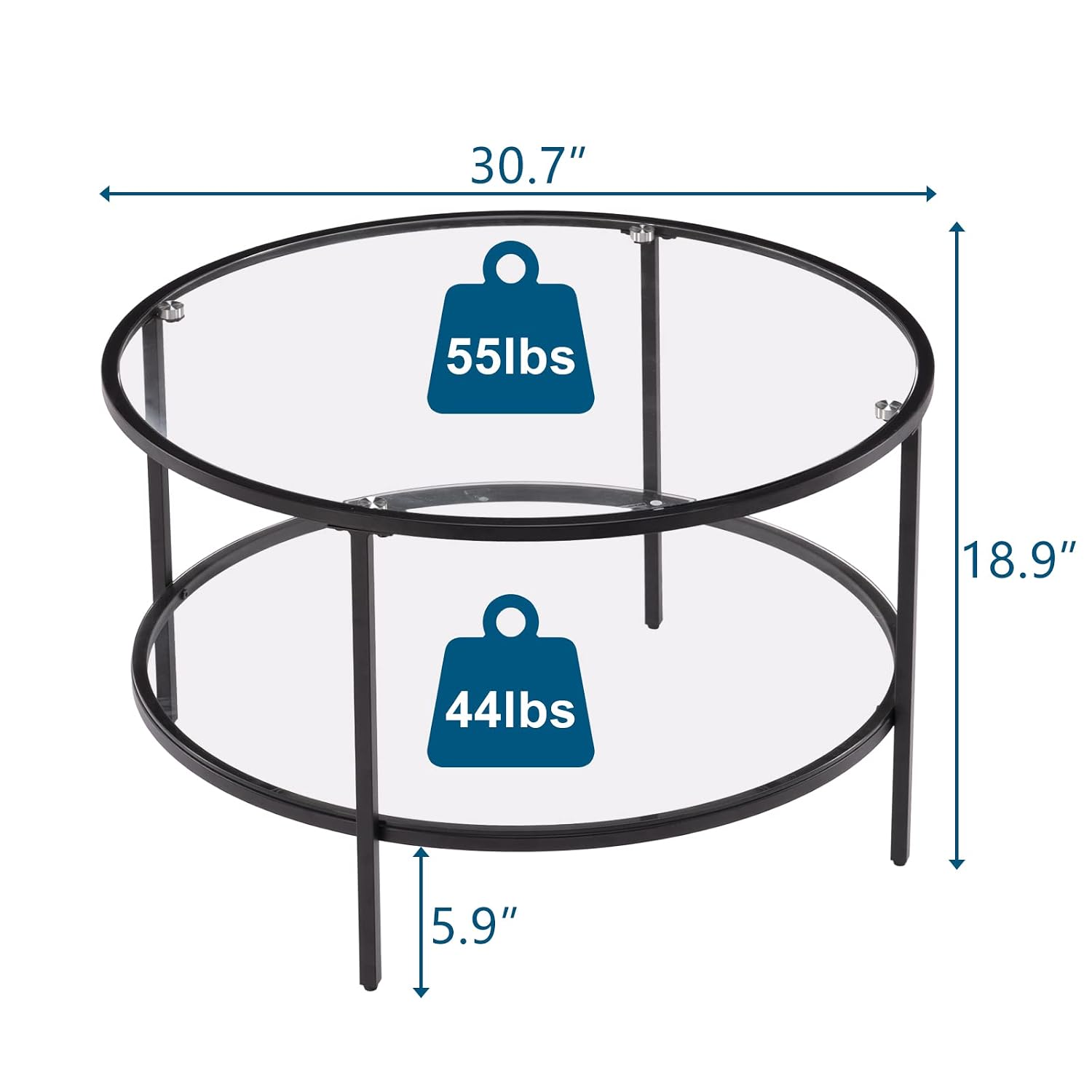 Vingli Coffee Table Clear