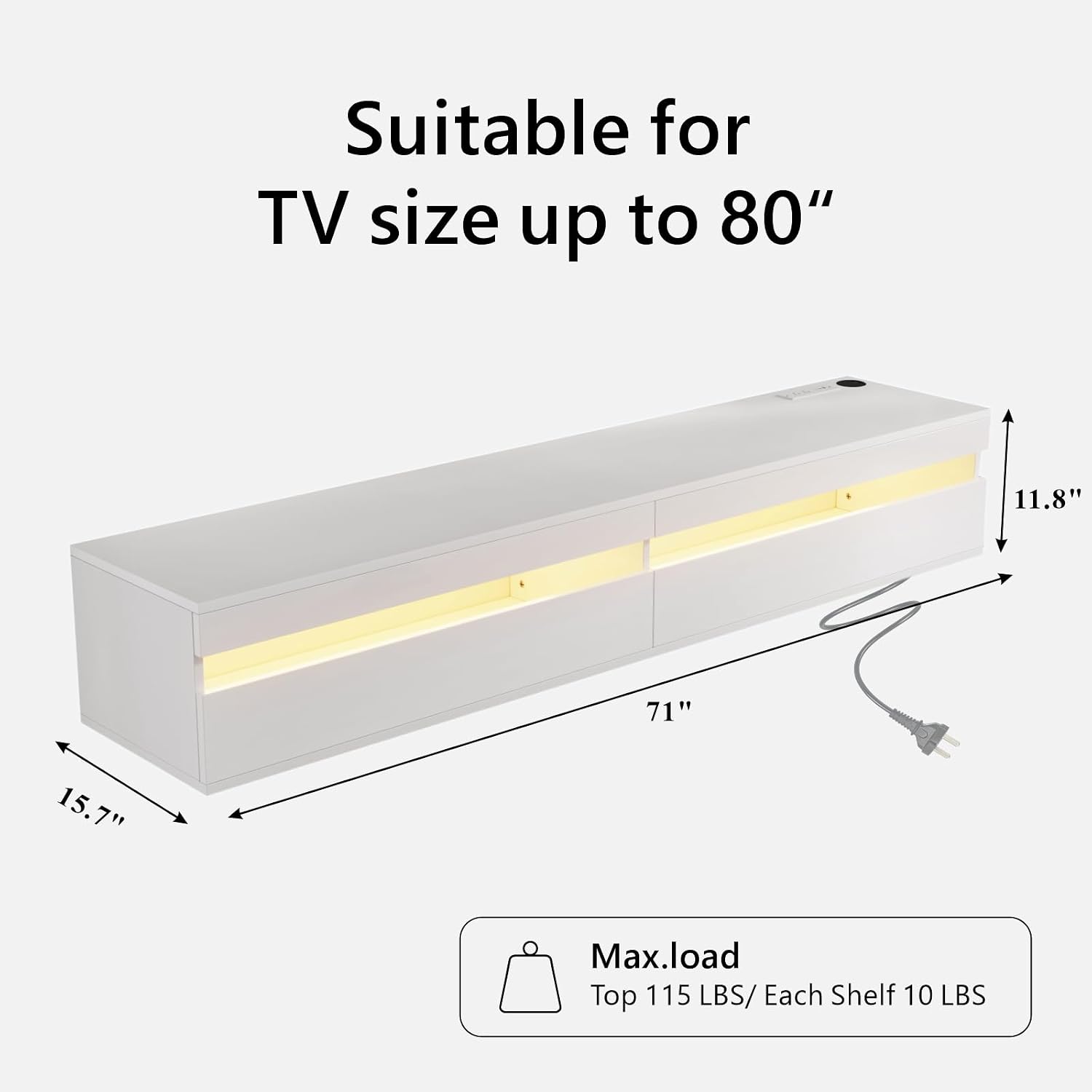 Basenji Floating TV Stand