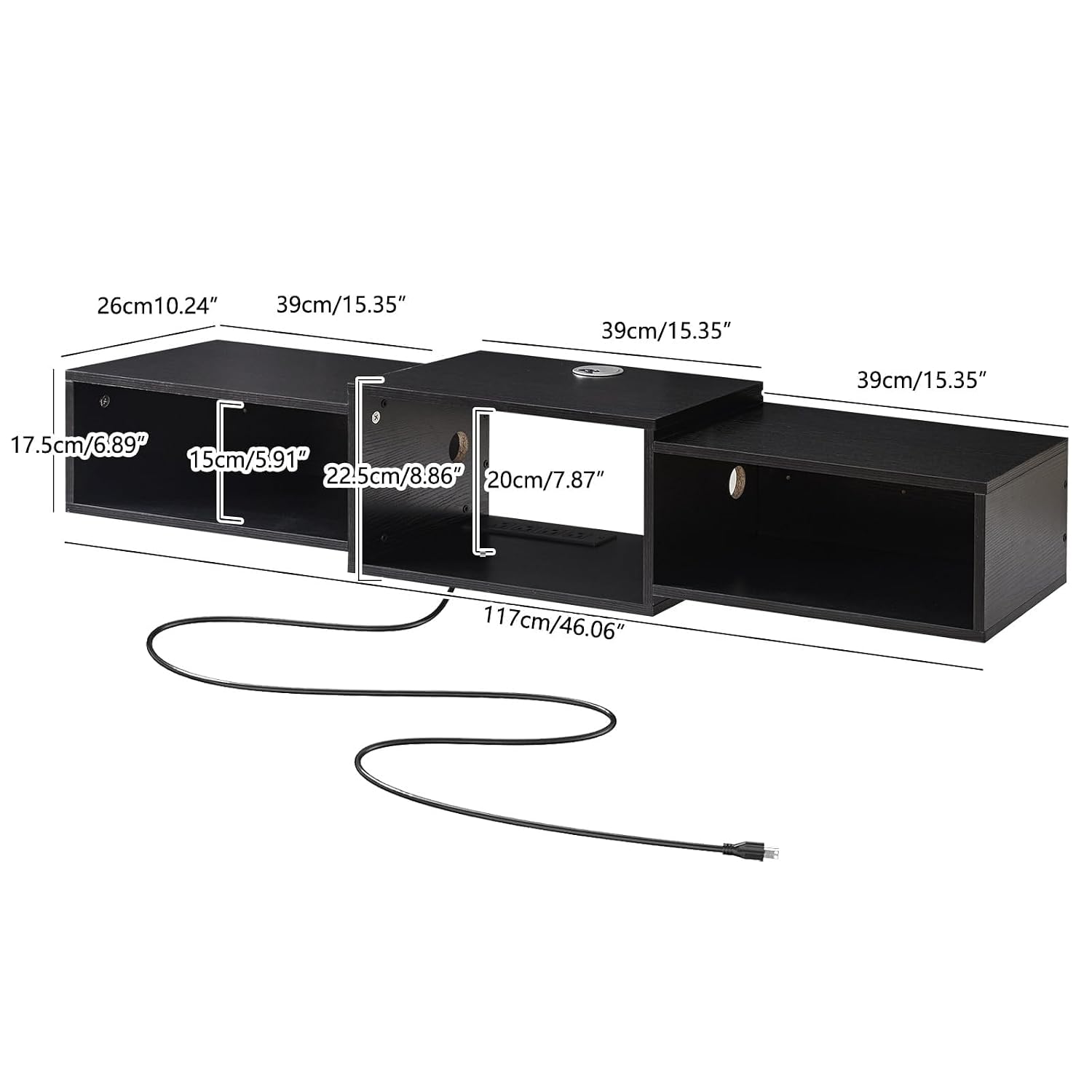 Ibuyke Floating TV Stand