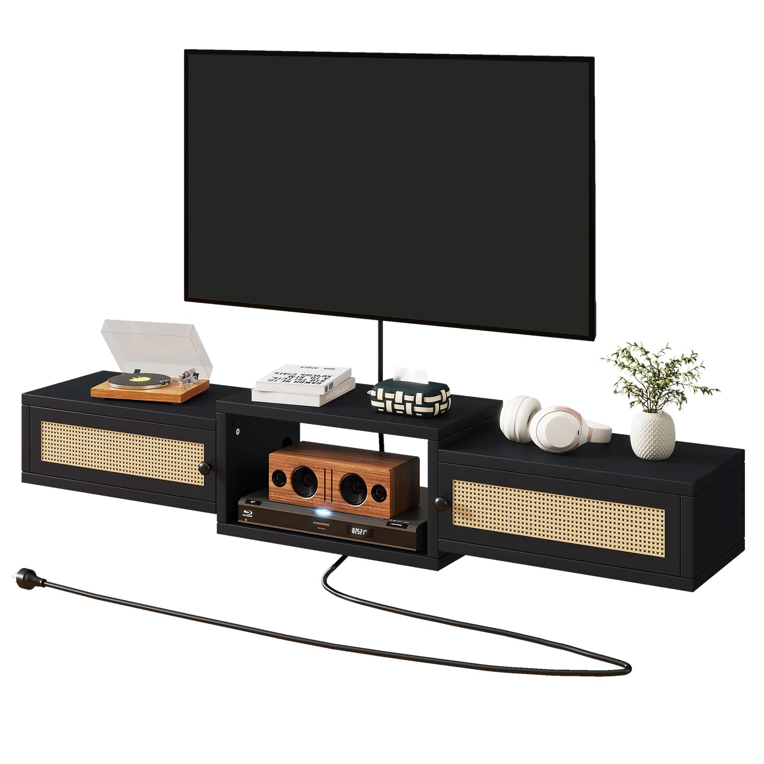 Ibuyke Rattan Floating TV