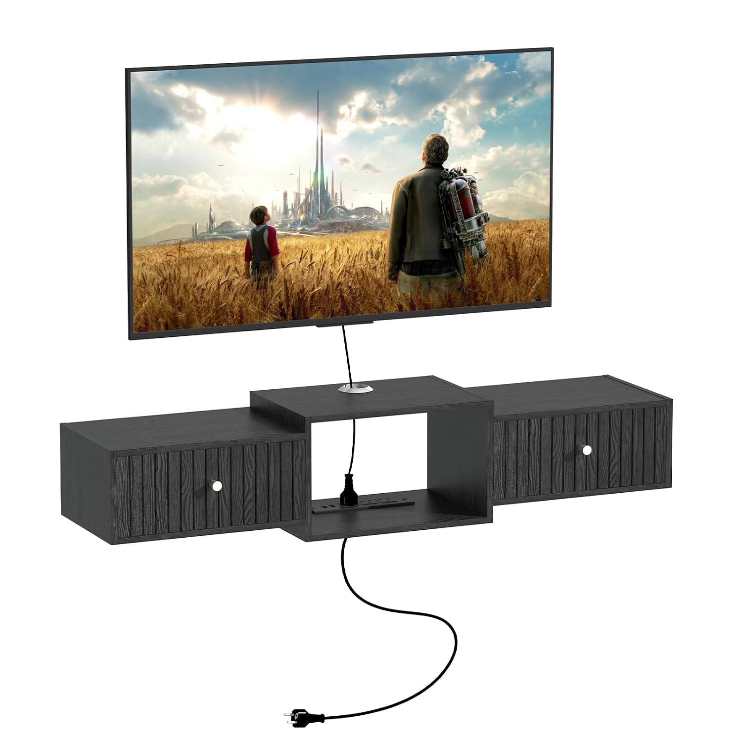Floating TV Stand Wall