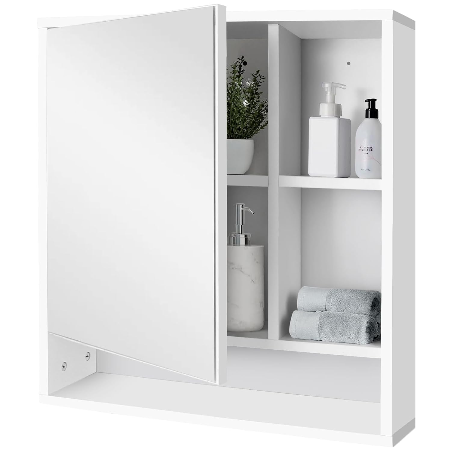 Yepotue Medicine Cabinet Wall