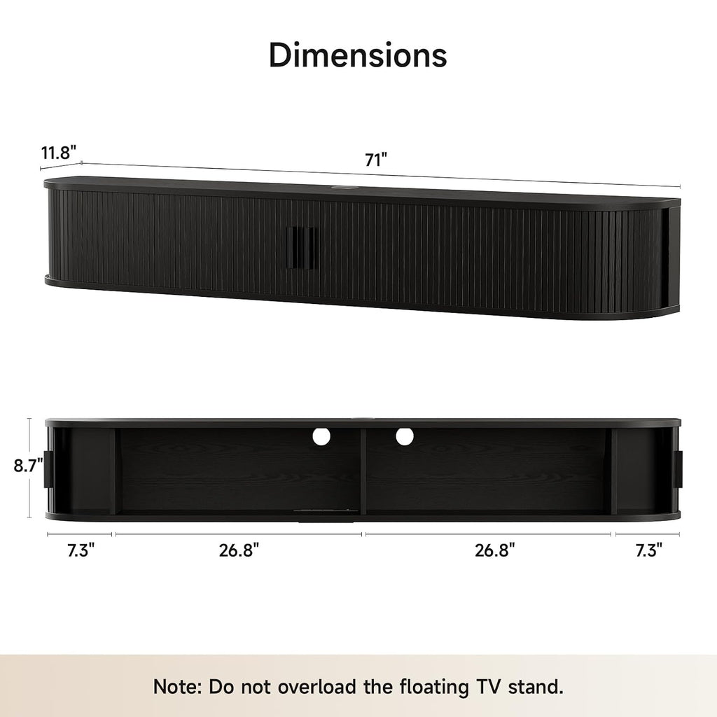 Floating TV Stand Wall