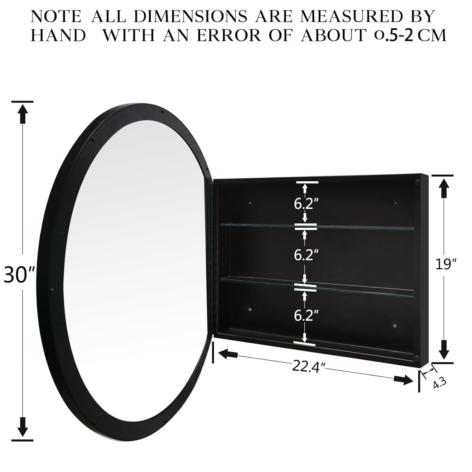 Foamyko Medicine Cabinet Circular