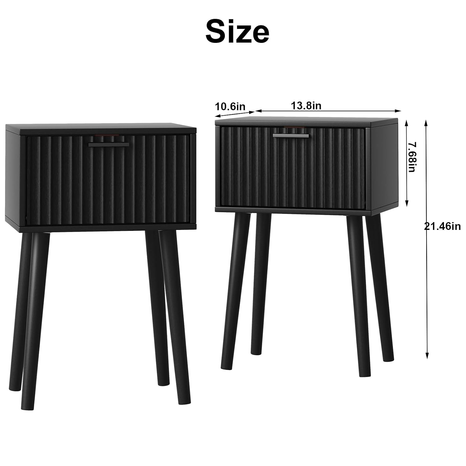 Laatooree Nightstands Table Bedside