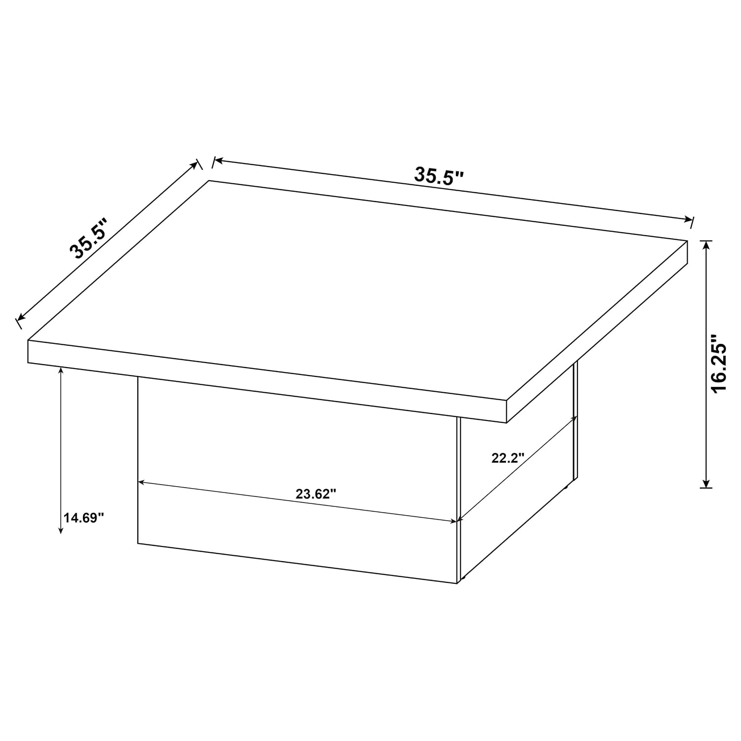 Jcajca Coffee Table Center