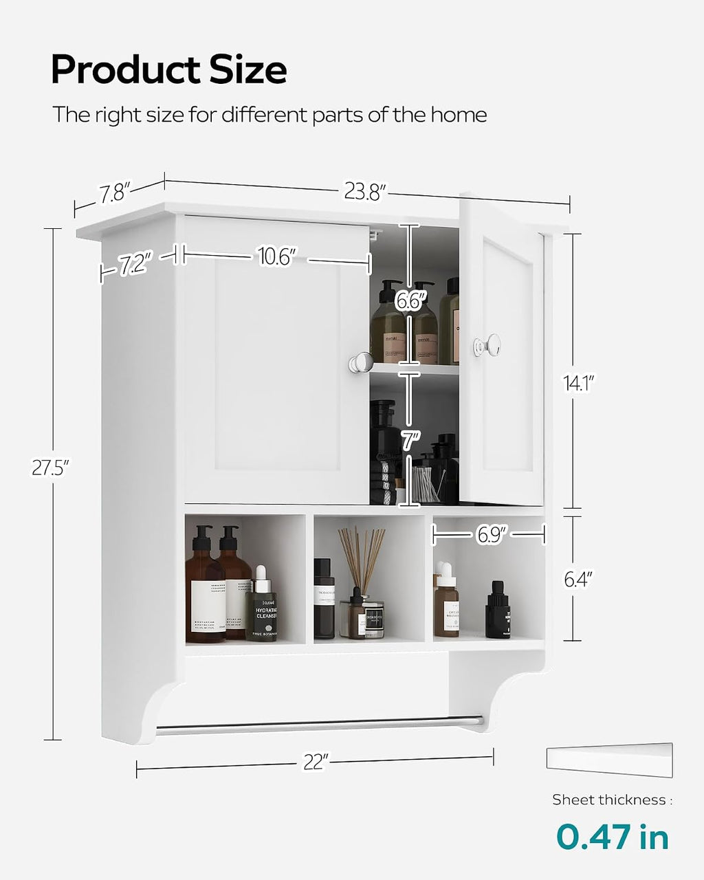 Palimder Medicine Cabinets Space