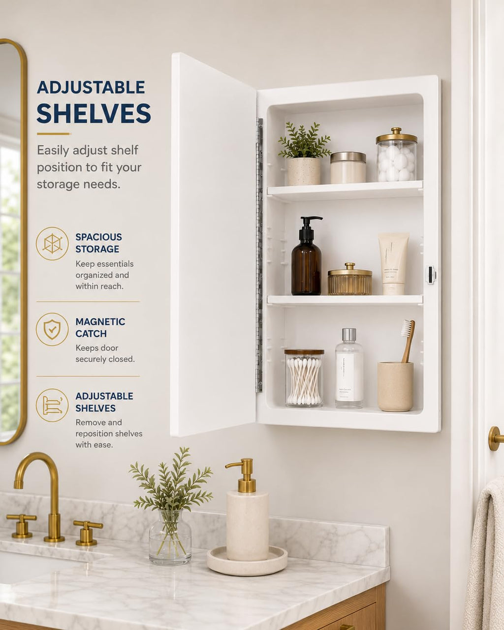 Mirrors Recessed MDF Panel