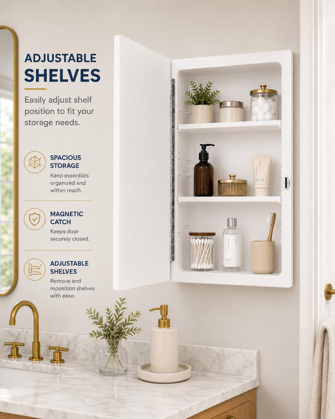 Mirrors Recessed MDF Panel