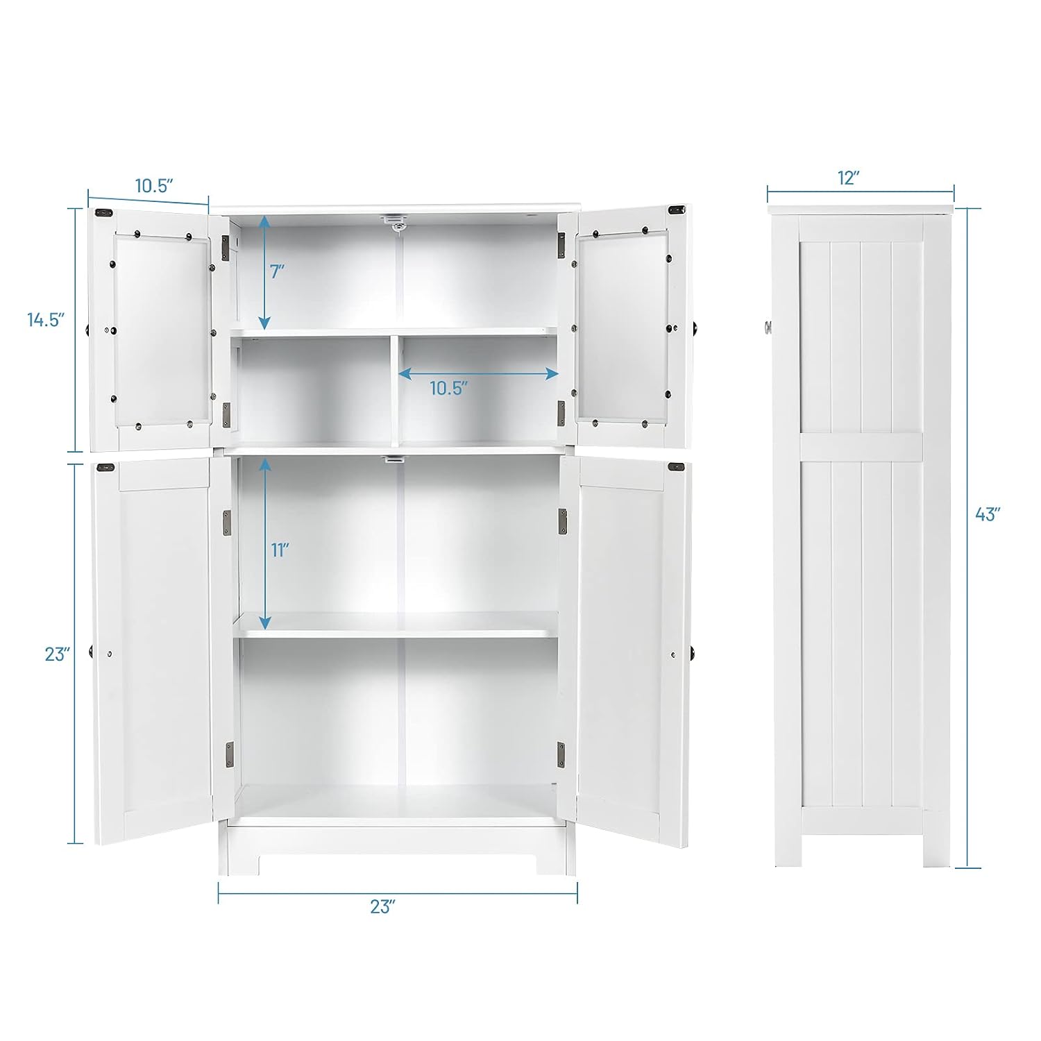 Tangkula Floor Cabinet Freestanding