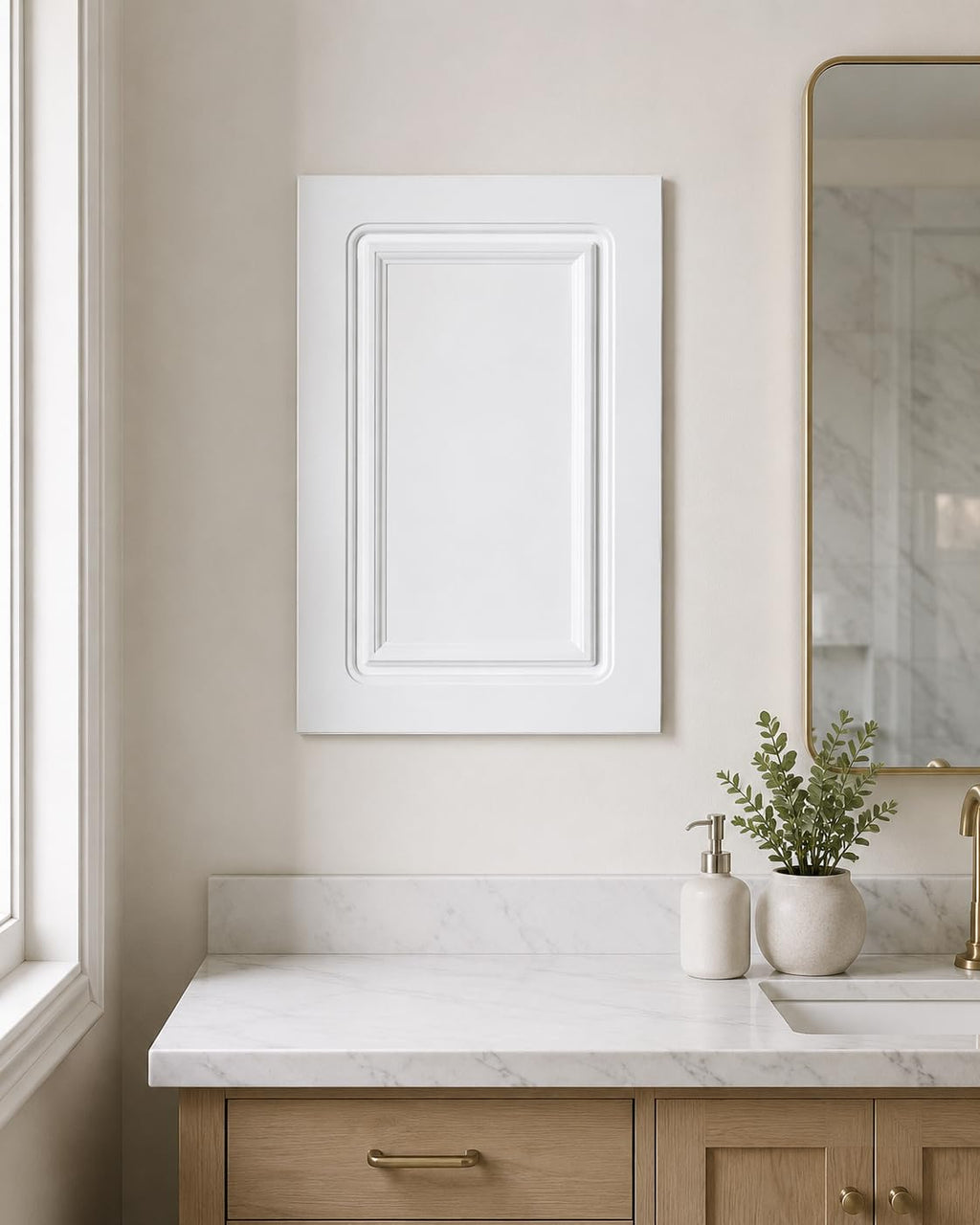 Mirrors Recessed MDF Panel