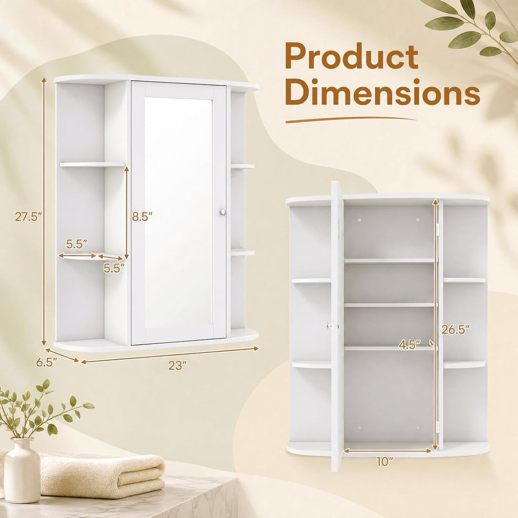 Tangkula Cabinet Wall Mount