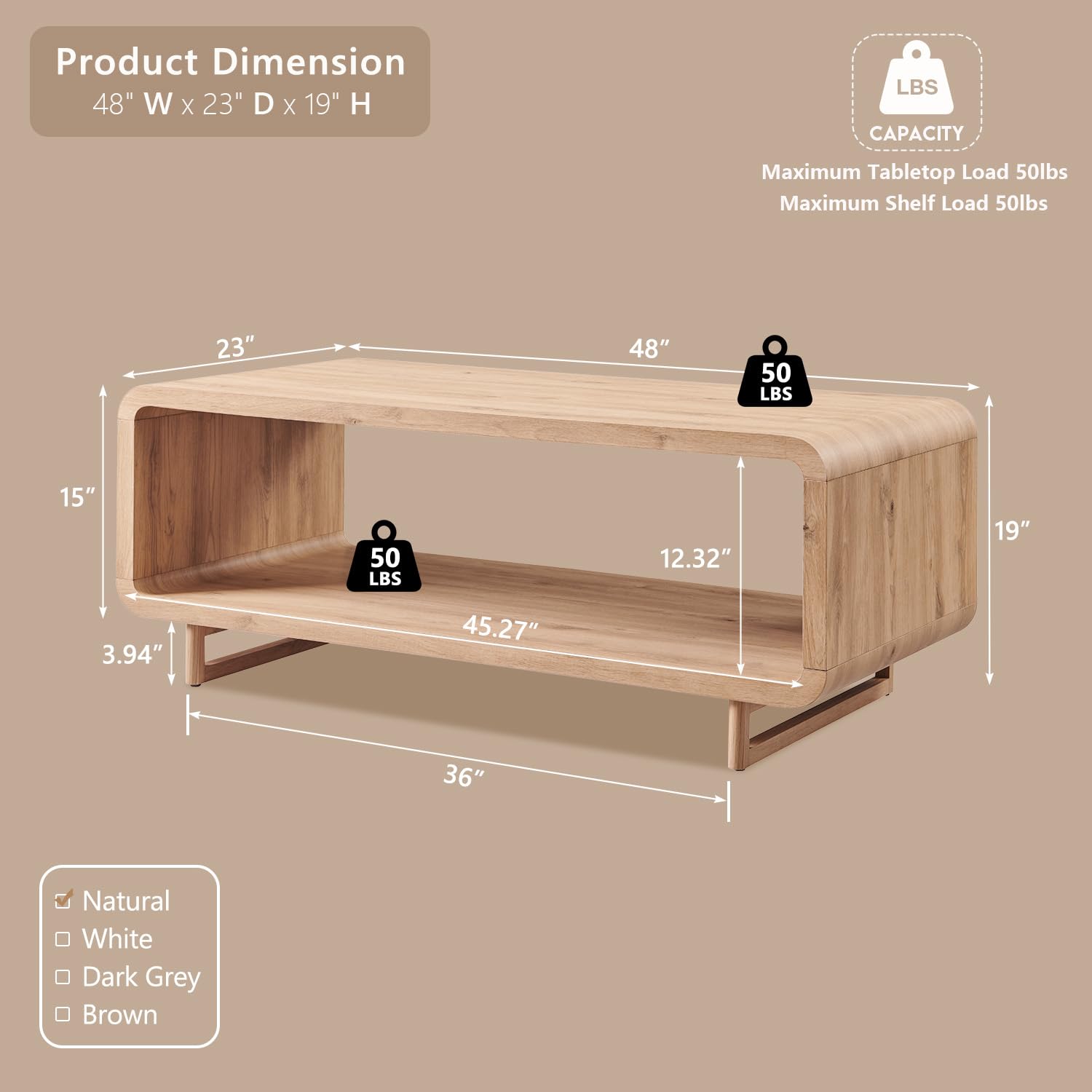 Ifget Coffee Table Center