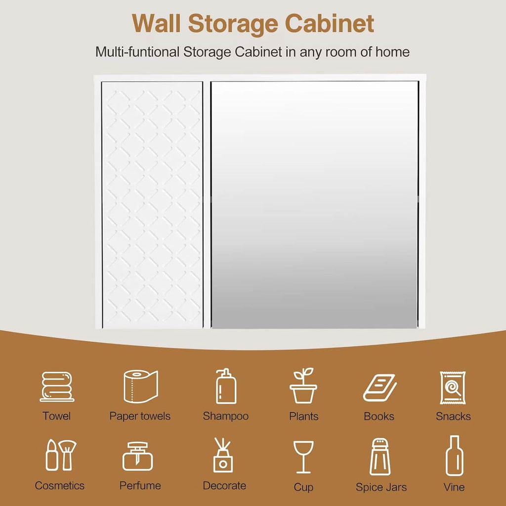 Qssllc Wall Cabinet Medicine