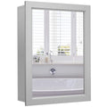 Tangkula Mirrored Cabinet Wall