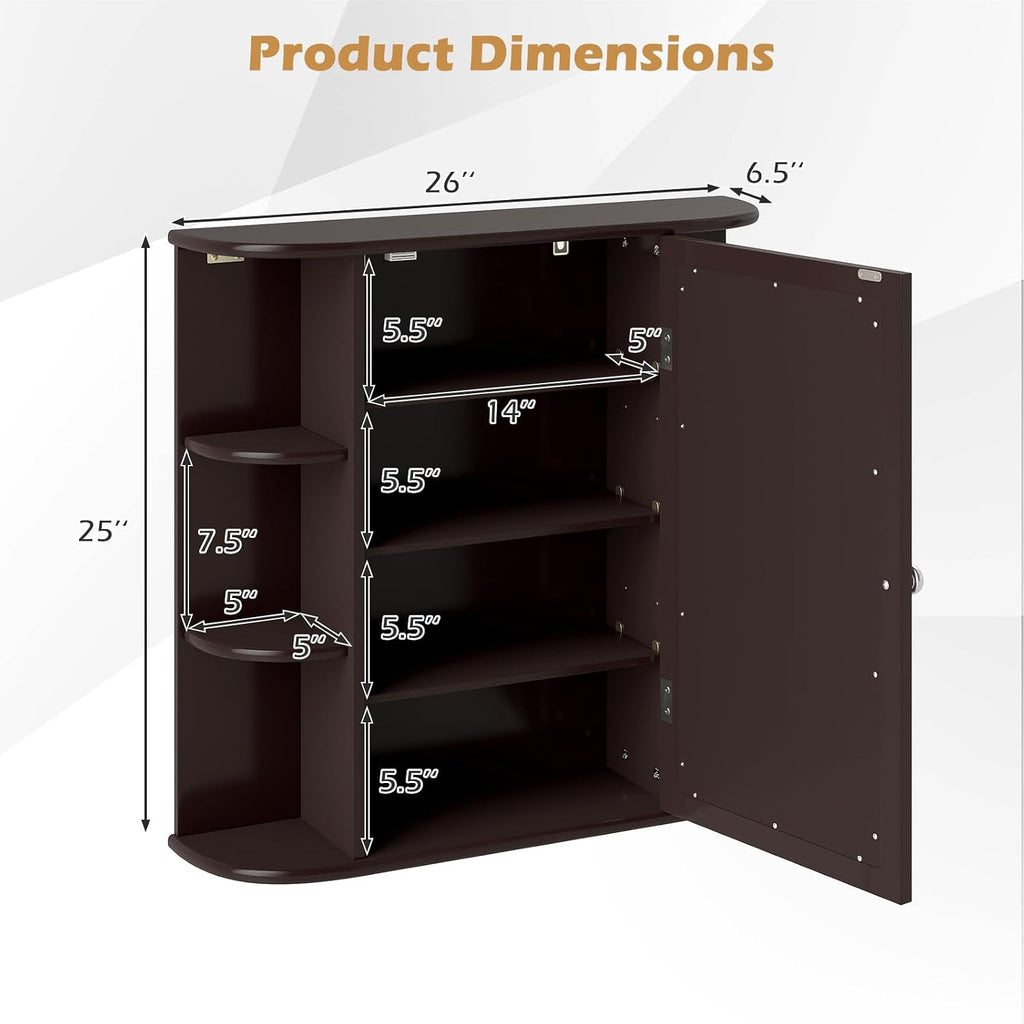 Wall Cabinet Mirror Medicine