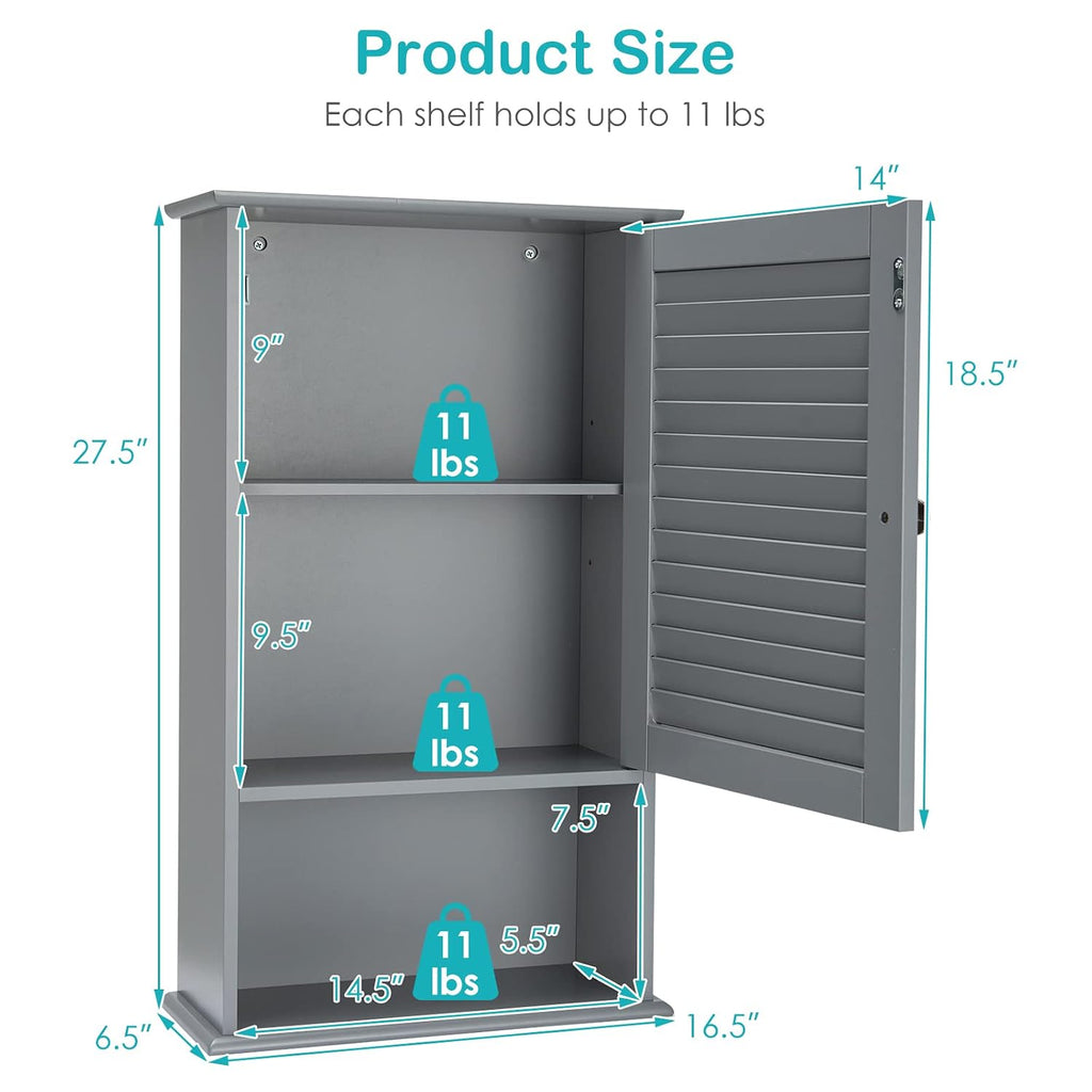 Alapur Cabinet Wall Mounted