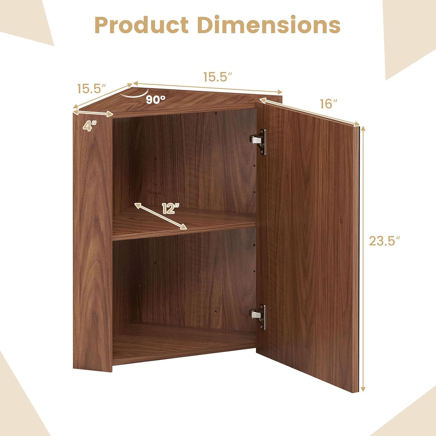 Giantex Corner Medicine Cabinet