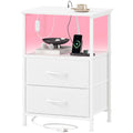Somdot Nightstand Dresser Bins