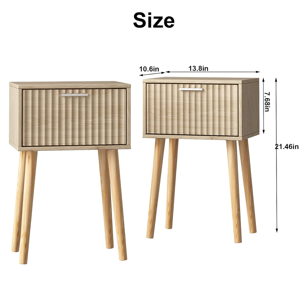 Laatooree Nightstands Table Bedside
