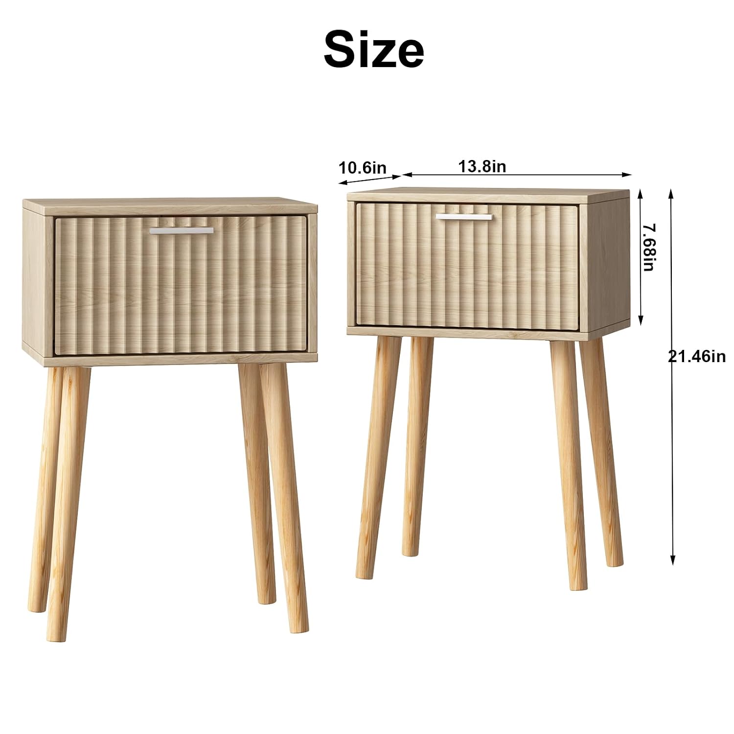 Laatooree Nightstands Table Bedside
