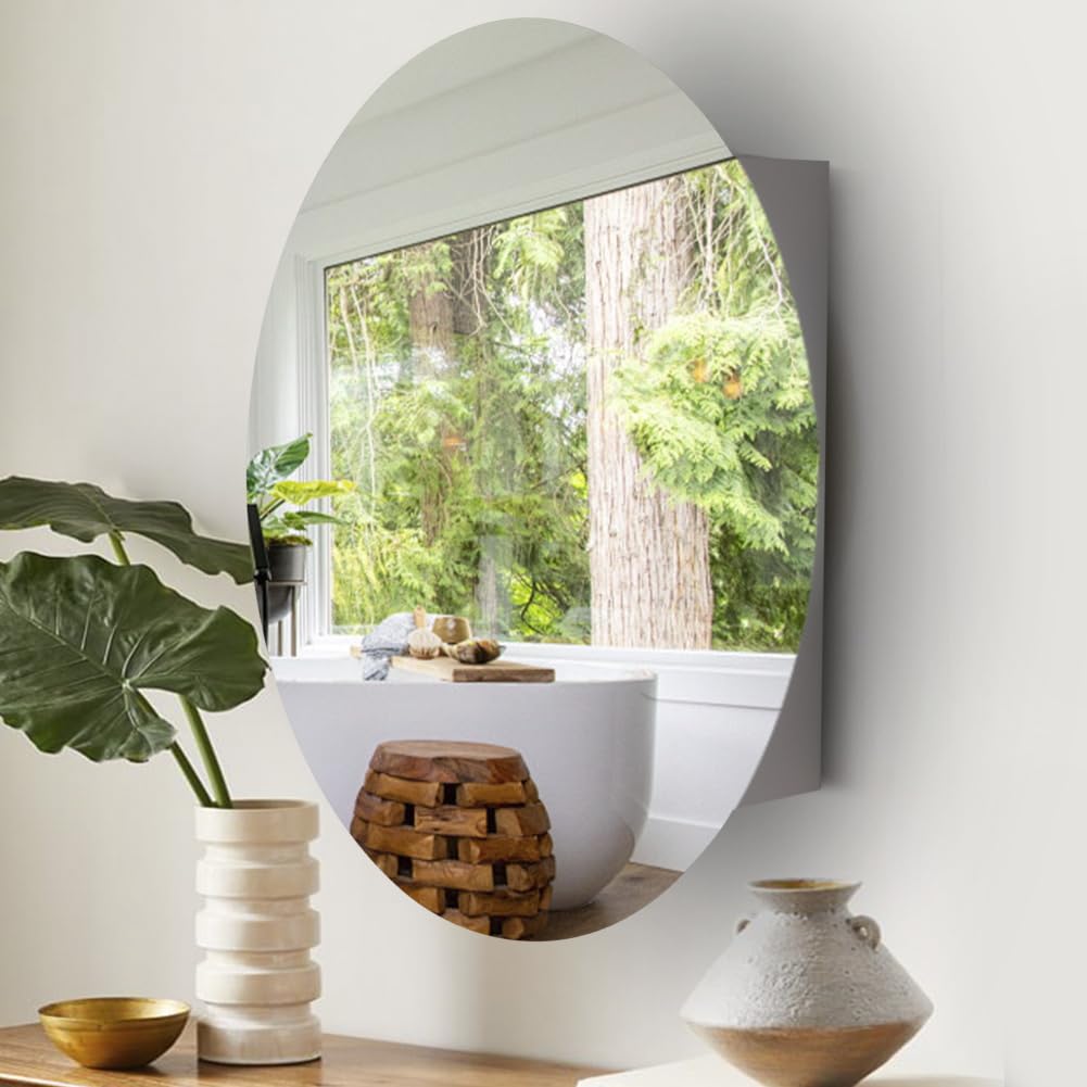 Movo Medicine Cabinet Mirror,black