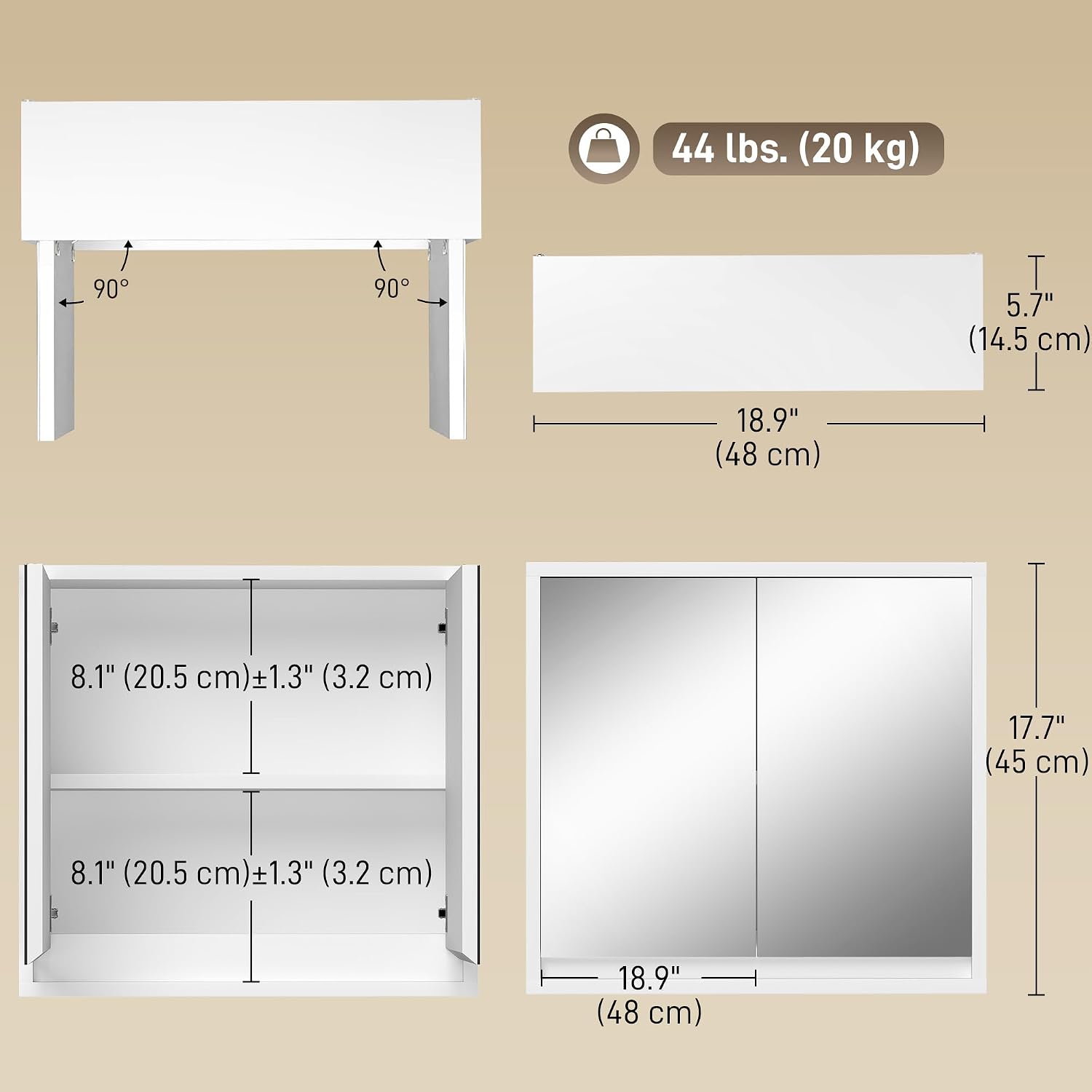 Medicine Cabinet Mirror Wall