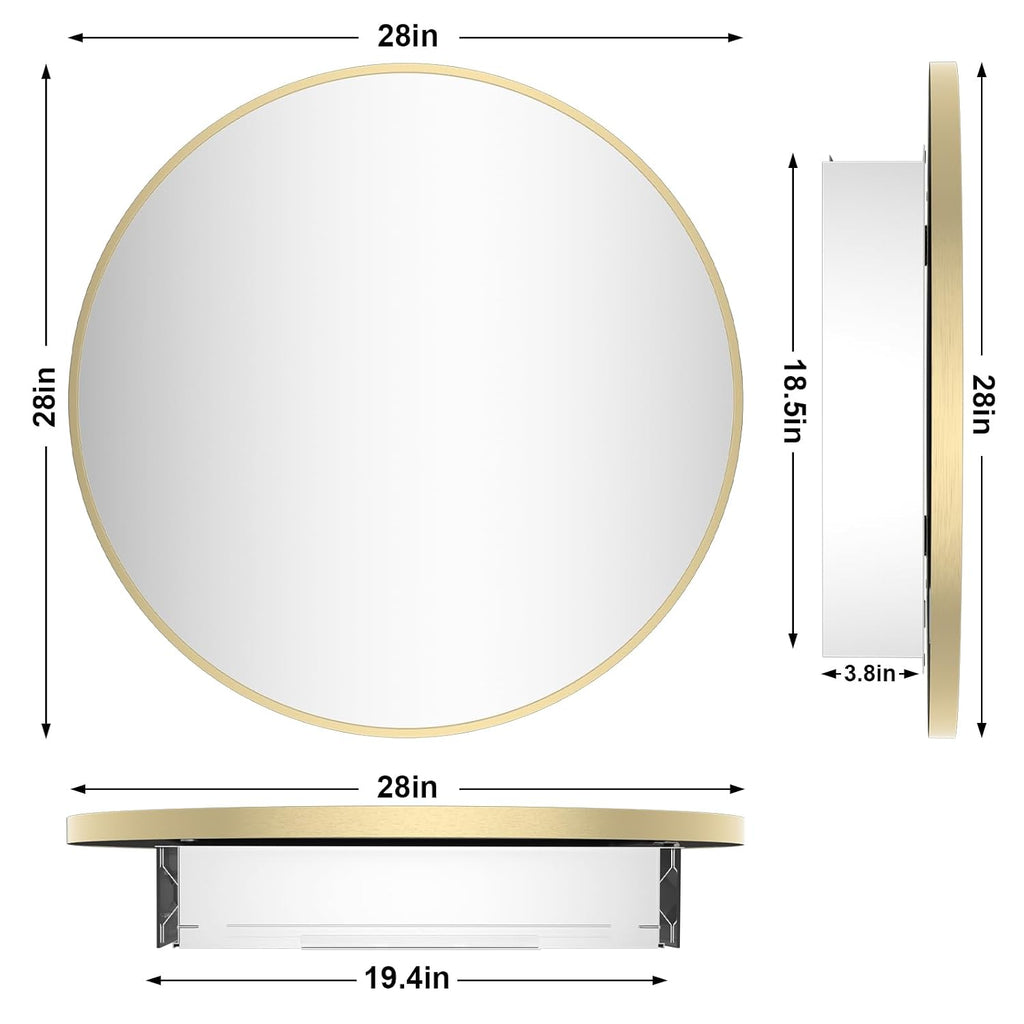 Homecookin Medicine Cabinet Mirror