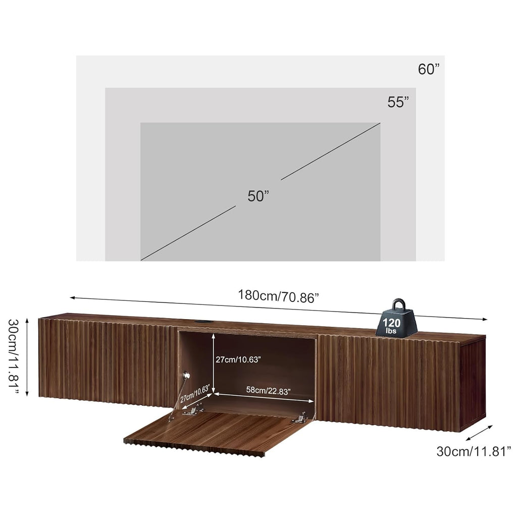 Floating TV Stand Wall