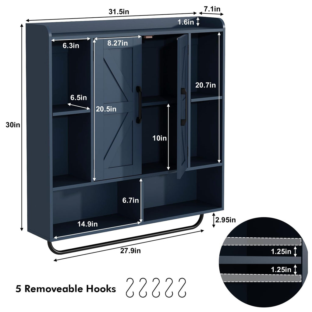 Rustown Wall Cabinet Medicine