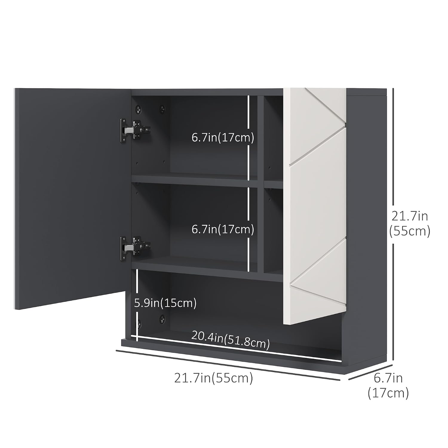 Wall-mounted Medicine Cabinet Mirror