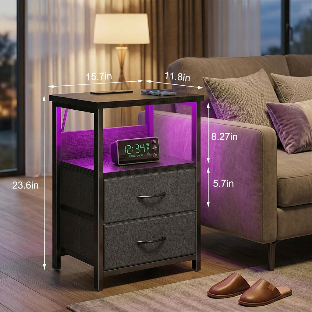 Night Stand Bedside Table