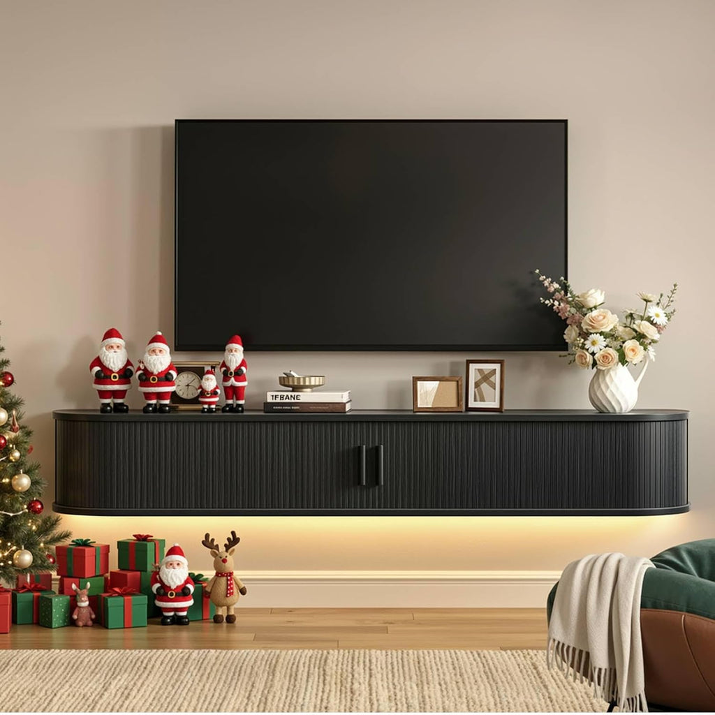 Floating TV Stand Entertainment