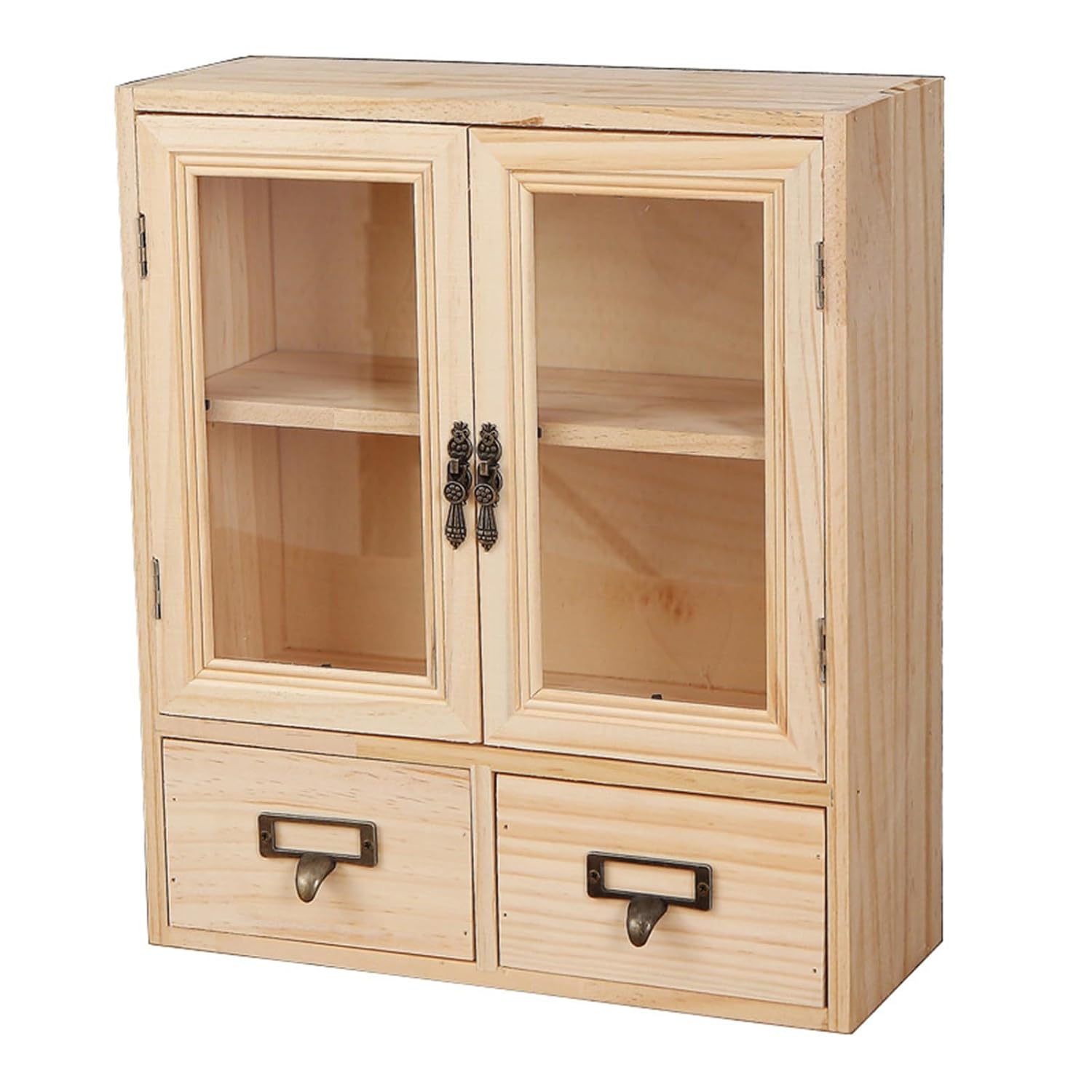 Rzgzklsh Vintage Countertop Cabinet,display