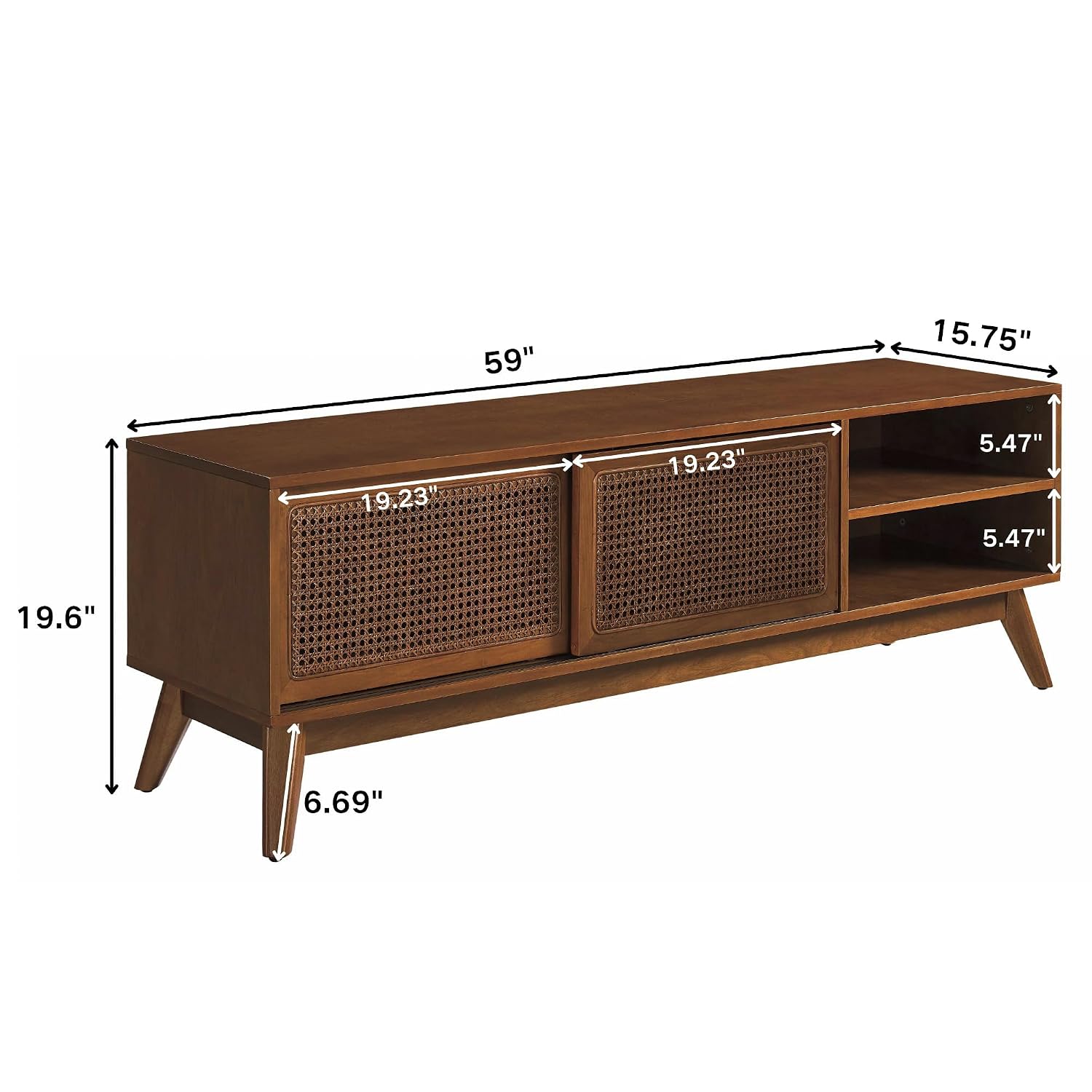 Lktart Rattan TV Stand