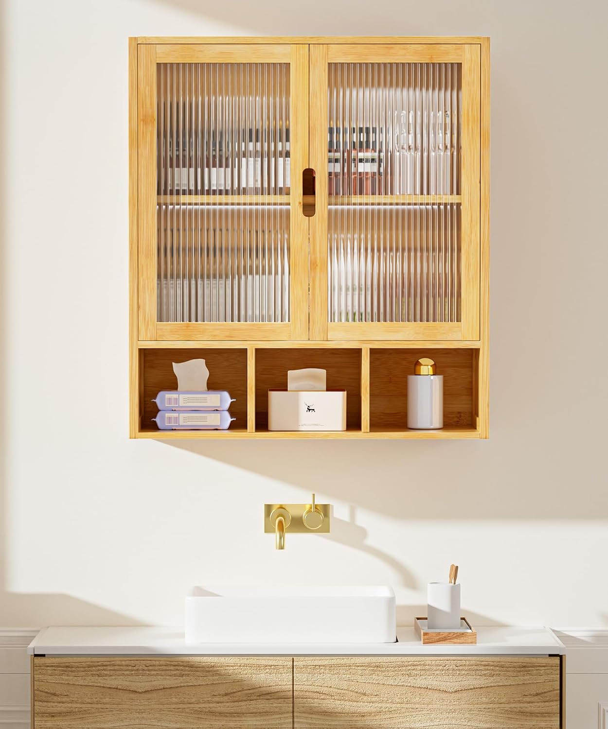 Cozivolife Wall Cabinet Frosted