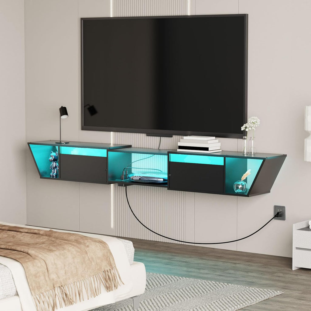Floating TV Stand Entertainment