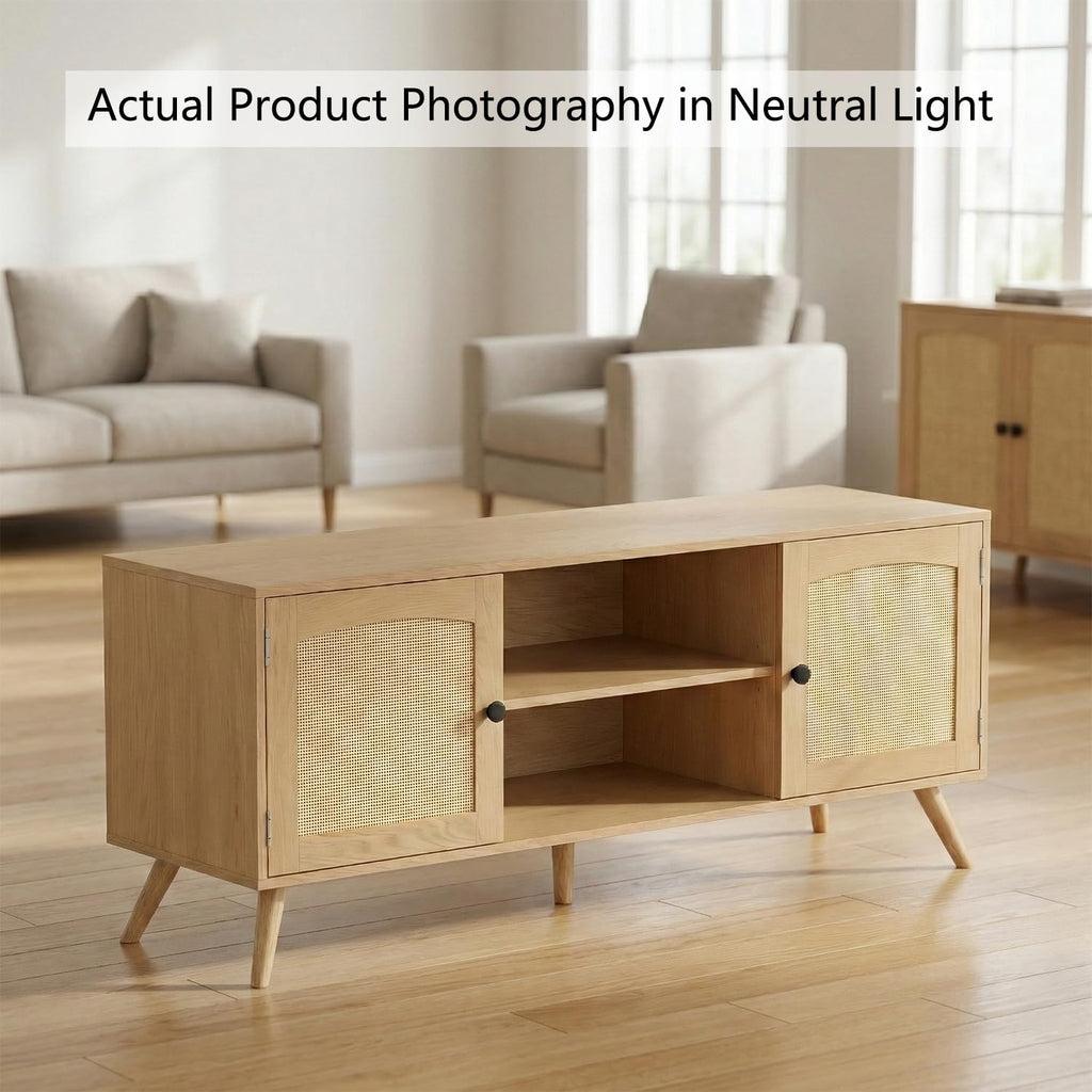Holzart Rattan TV Stand