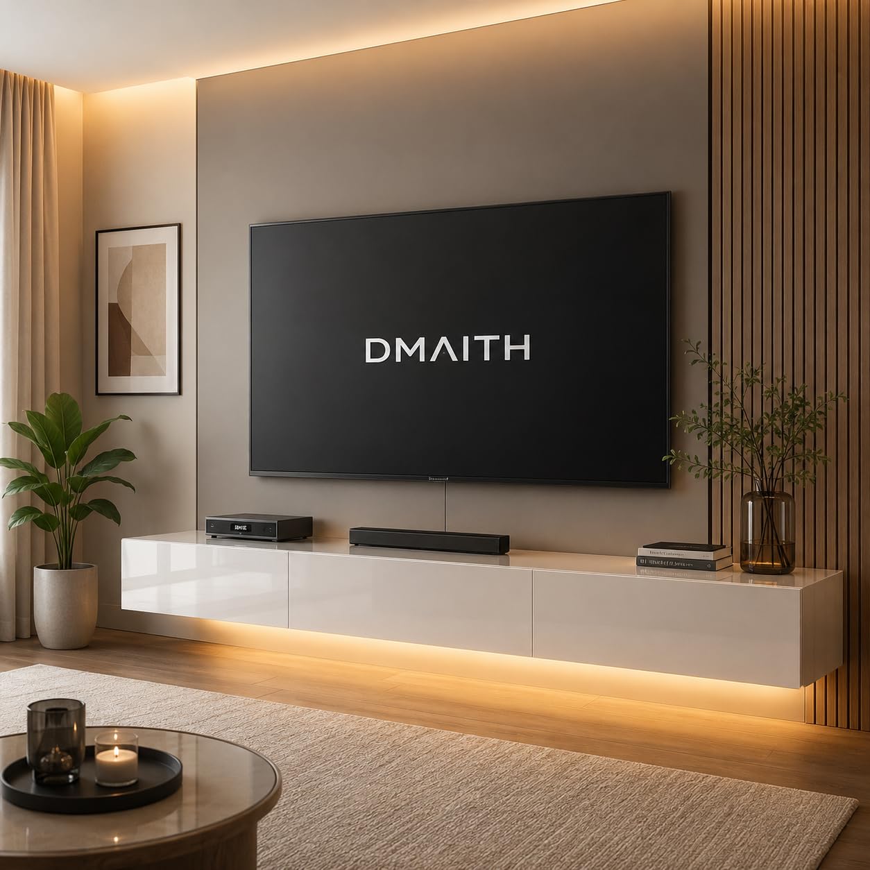 Dmaith Floating TV Stand