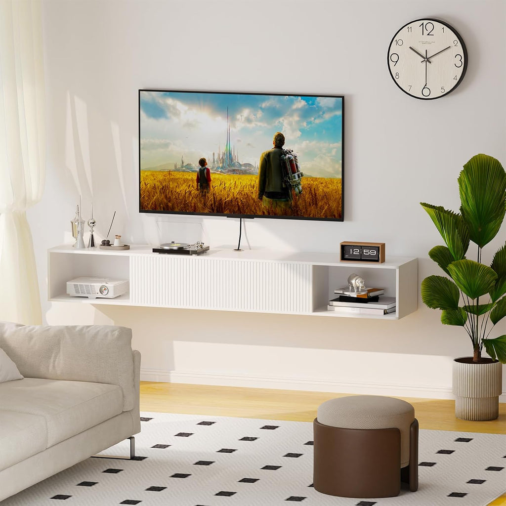 Floating TV Stand Wall